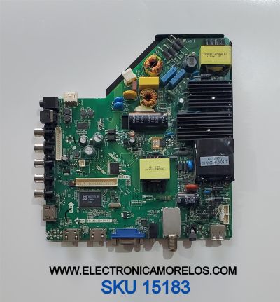 MAIN FUENTE PARA TV WESTINGHOUSE ORIGINAL / NÚMERO DE PARTE 34014669 / TP.MS3393.PC821 / B1509313-0A09523 / DISPLAY ST5461B05-2 VER.2.1 / MODELO DWM55F1G1	